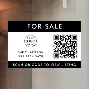 Real Estate   For Sale QR Code Listing Logo