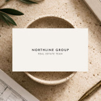 Real Estate Group Luxury Modern Branding Ivory