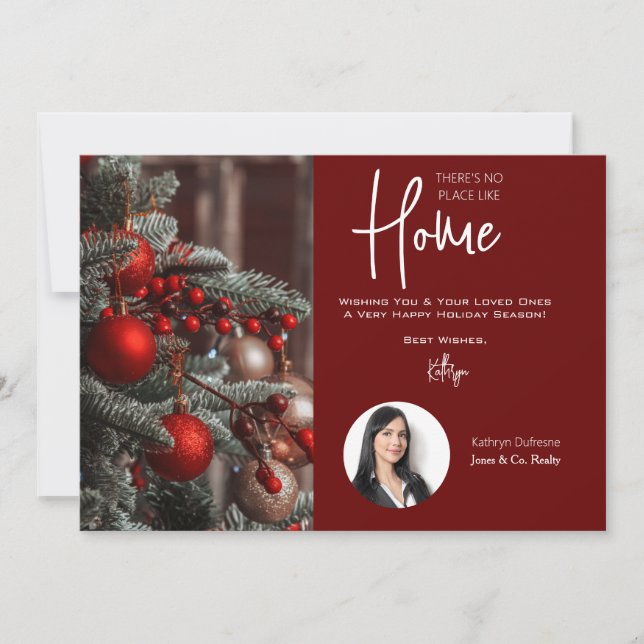 Real Estate Holiday Greetings Invitation (Front)