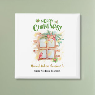 Real Estate Home Is Where the Heart Is Budget  Magnet