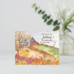 Real Estate Home Sale Autumn Marketing Mailer Postcard