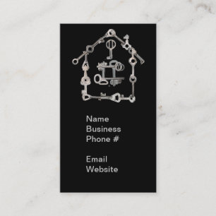 Real Estate House Keys Business Card