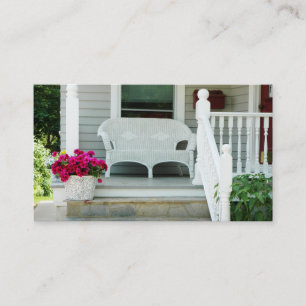 Real Estate House Porch Business Card