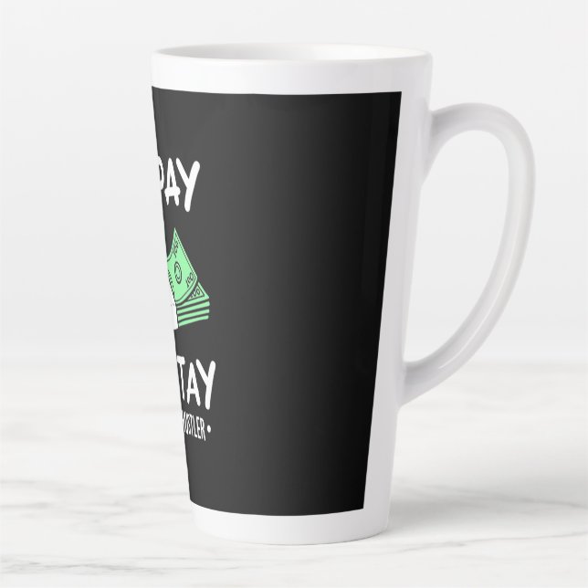Real Estate Hustler Latte Mug (Right)