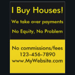 Real Estate Investor Flyer<br><div class="desc">Flyer for buying houses as a real estate investor.  Be sure to edit it to add your own contact information.  If you don't have a website you can remove that section or get a website at DoneDealWebsite.com.</div>