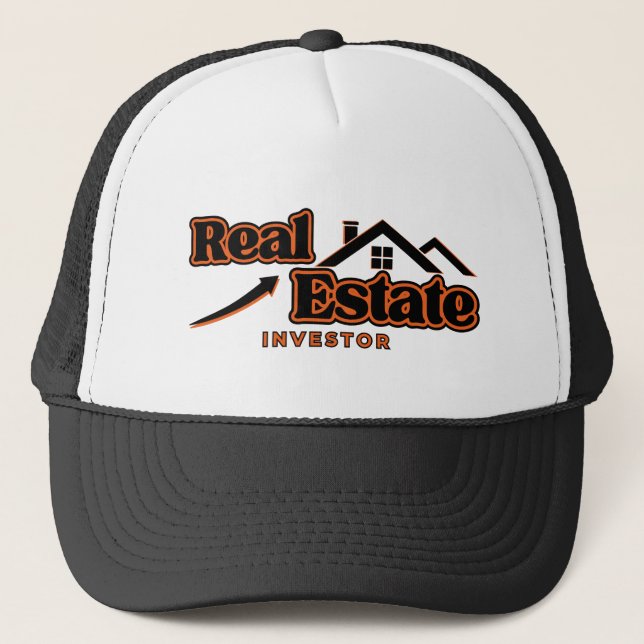 Real Estate Investor Lit Branding for Deal Makers Trucker Hat (Front)