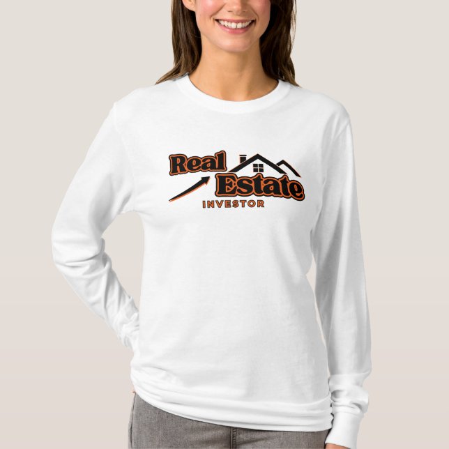 Real Estate Investor Statement for Wealth Builders T-Shirt (Front)