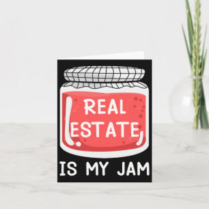 Real Estate Is My Jam Sticker Card