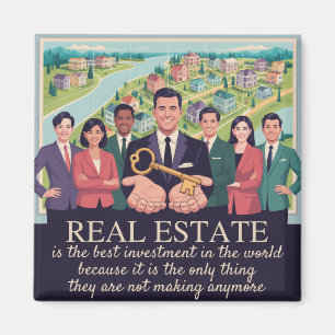 Real Estate Is The Best Investment In The World Magnet