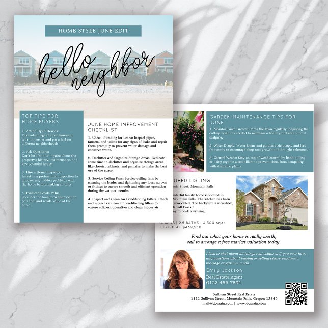 Real Estate June Newsletter Promotional Farming Flyer (Creator Uploaded)