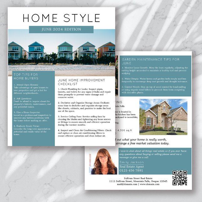 Real Estate June Newsletter Promotional Farming Flyer (Creator Uploaded)