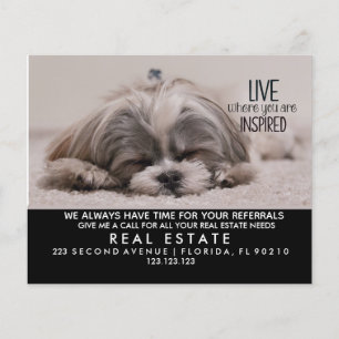 real estate Live where you are inspired Announceme Flyer