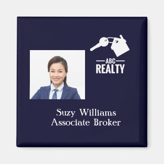 Real Estate Logo and Photo Magnet