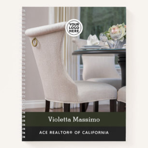 Real Estate Logo and Photo Personalised Notebooks
