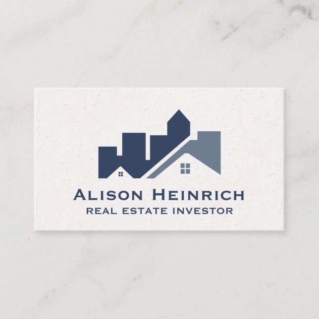 Real Estate Logo Business Card (Front)