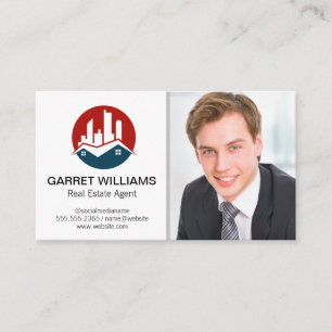Real Estate Logo   Business Man Card