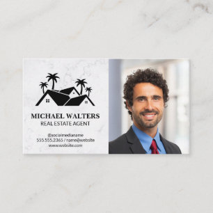 Real Estate Logo   Business Man in Suit Card
