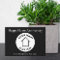Real Estate Logo Happy Home Anniversary Black Card