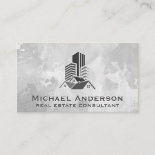 Real Estate Luxury Buildings High Risers Business Card