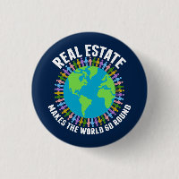 Real Estate Makes the World Go Round Blue Realtor