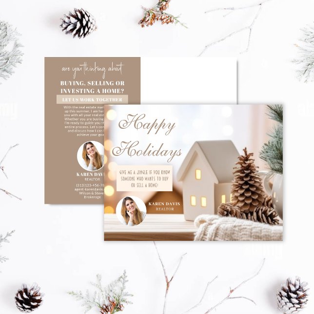 Real Estate Marketing Christmas Postcard (Creator Uploaded)