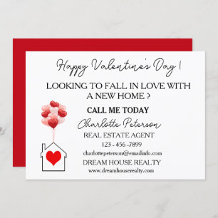 Real Estate Marketing Valentine's Day Holiday Card