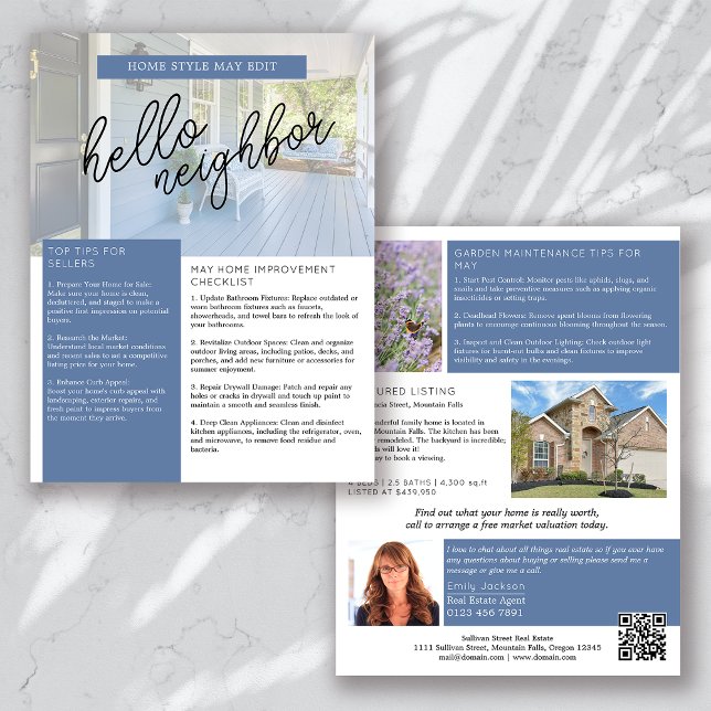Real Estate May Newsletter Promotional Farming Flyer (Creator Uploaded)