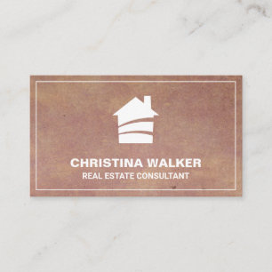 Real Estate Modern Home Logo Business Card