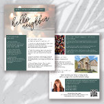Real Estate November Newsletter Promotional Flyer<br><div class="desc">🏡 This HELLO NEIGHBOR real estate marketing newsletter will raise your brand awareness and generate new leads. The modern design will catch the eye of your potential clients and let them know that you are the friendly, knowledgeable real estate agent. 📝 The template is easy to edit using the personalisation...</div>