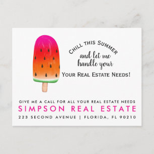 Real estate Open House ice-lolly Pop by  Postcard