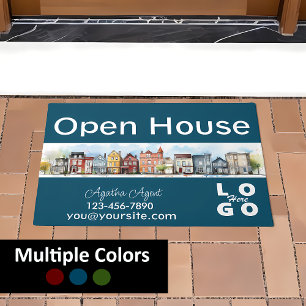 Real Estate Open House Marketing Doormat