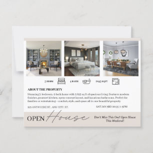 Real Estate Open House Marketing Postcard