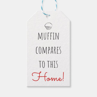 Real Estate Open House Muffin Compares Gift Tags