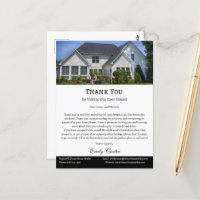 Real Estate Open House Thank You