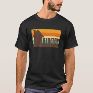 Real Estate Or Realtor Retro Vintage T-Shirt