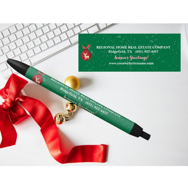 Real Estate Personalised Season's Greetings    Black Ink Pen (Creator Uploaded)