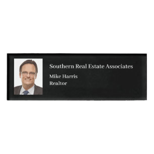 Real Estate Photo Name Tag