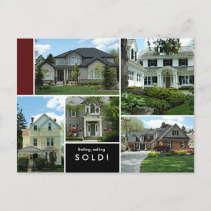 Real Estate Postcards Many Homes / Houses
