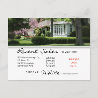 Real Estate Postcards Recent Sales Yellow House