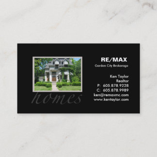 Real Estate Pretty Canopy House Business Card