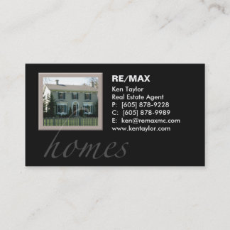 Real Estate Pretty House Business Card