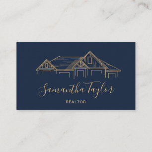 Real Estate Professional Add Photo logo Realtor B Business Card