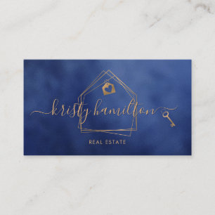 real estate professional house realtor key busines business card