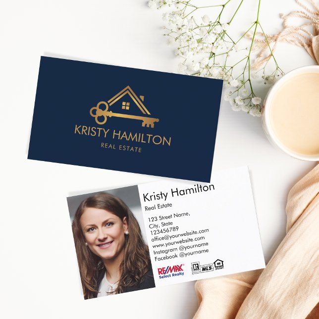 real estate professional key house realtor photo   business card (Creator Uploaded)