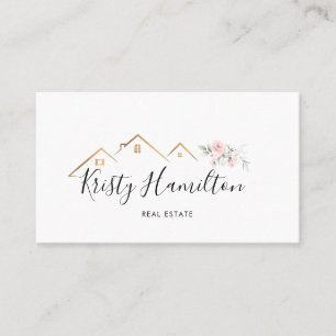 real estate professional realtor house add photo business card