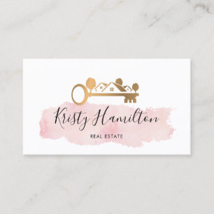 real estate professional realtor key add photo bu business card