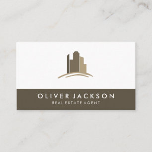 Real Estate Propert Icon   Professional Business Card
