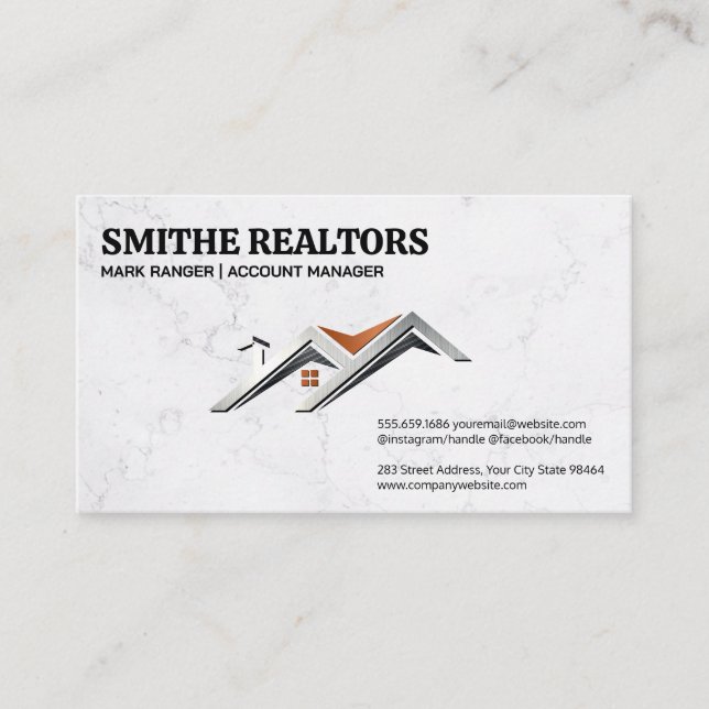 Real Estate Properties | Home Rentals Appointment Card (Front)