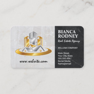 Real Estate Properties   Home   Residential Logo Business Card