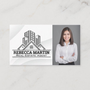 Real Estate Properties Logo   Business Woman Card